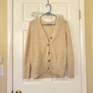 Marled Cream Cardigan